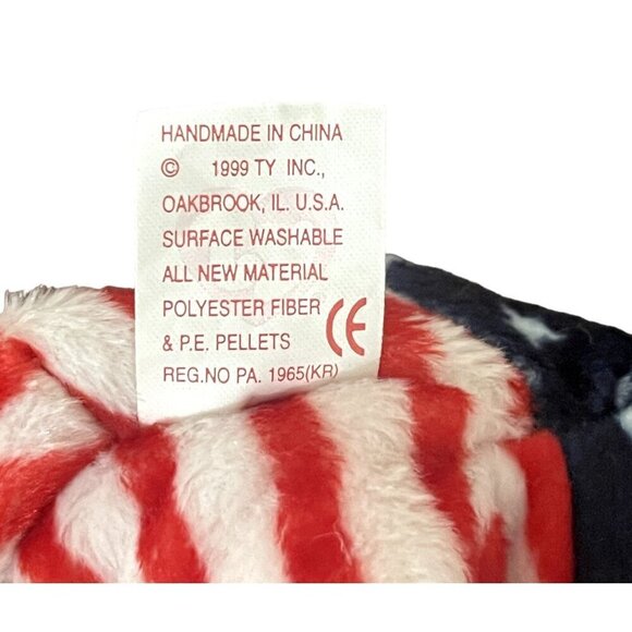 Ty Americana bears Lot of 3 Red White Blue July 4th Patriotic - Picture 16 of 16